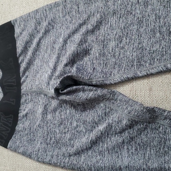 Pink cropped leggings grey  xs - Picture 2 of 5
